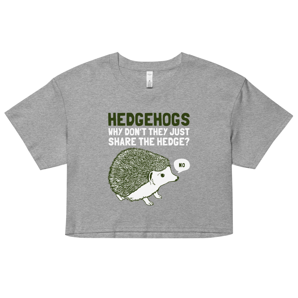 Hedgehogs Can't Share Women's Crop Tee product image 2