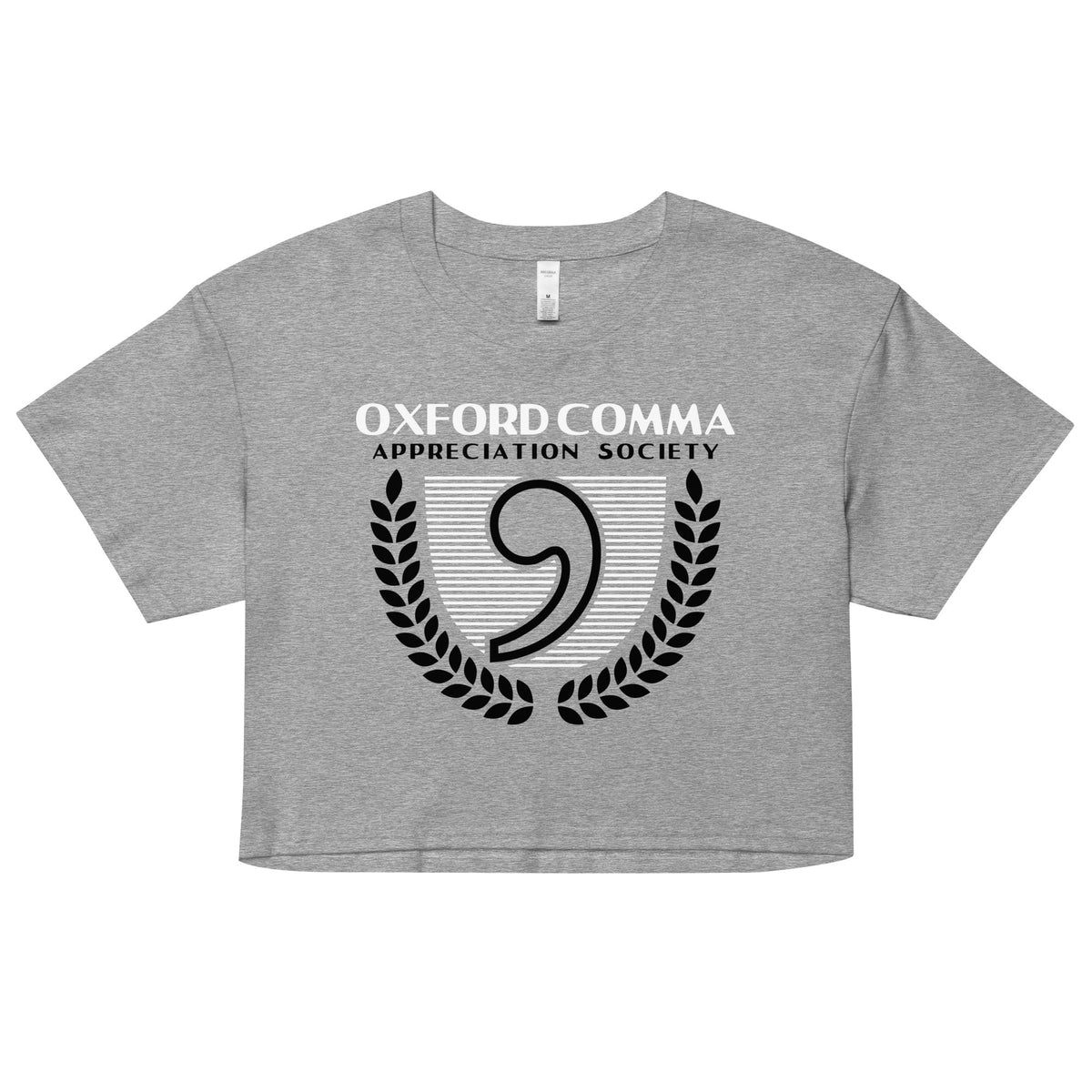 Oxford Comma Appreciation Society Women's Crop Tee product image 4