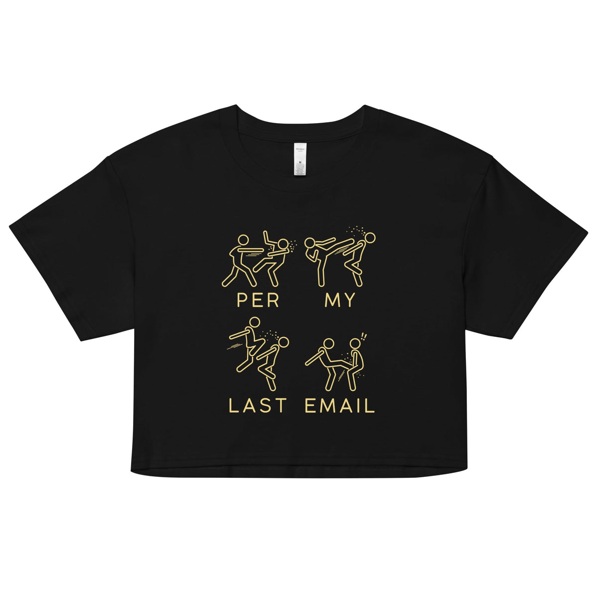 Per My Last Email Women's Crop Tee product image 1