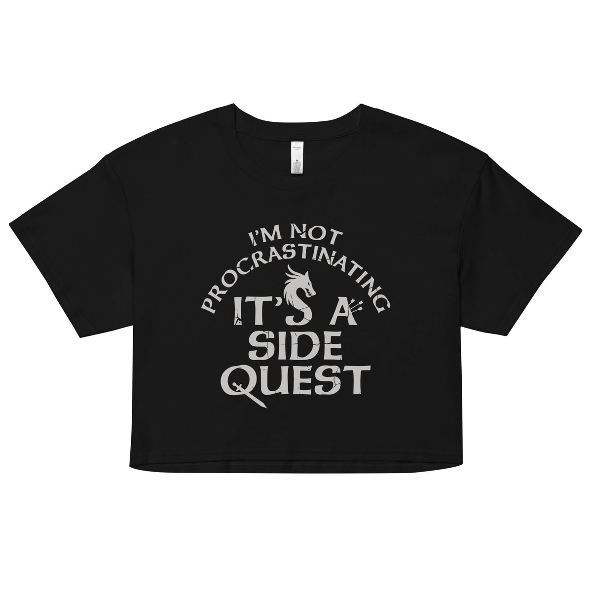I'm Not Procrastinating, It's A Side Quest Women's Crop Tee product image 1