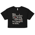 Marley Was Dead: To Begin With Women's Crop Tee product image 1