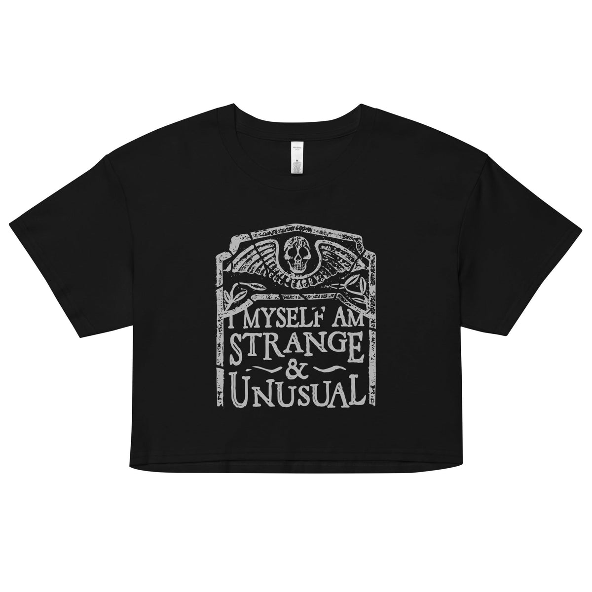 I Myself Am Strange And Unusual Women's Crop Tee product image 1