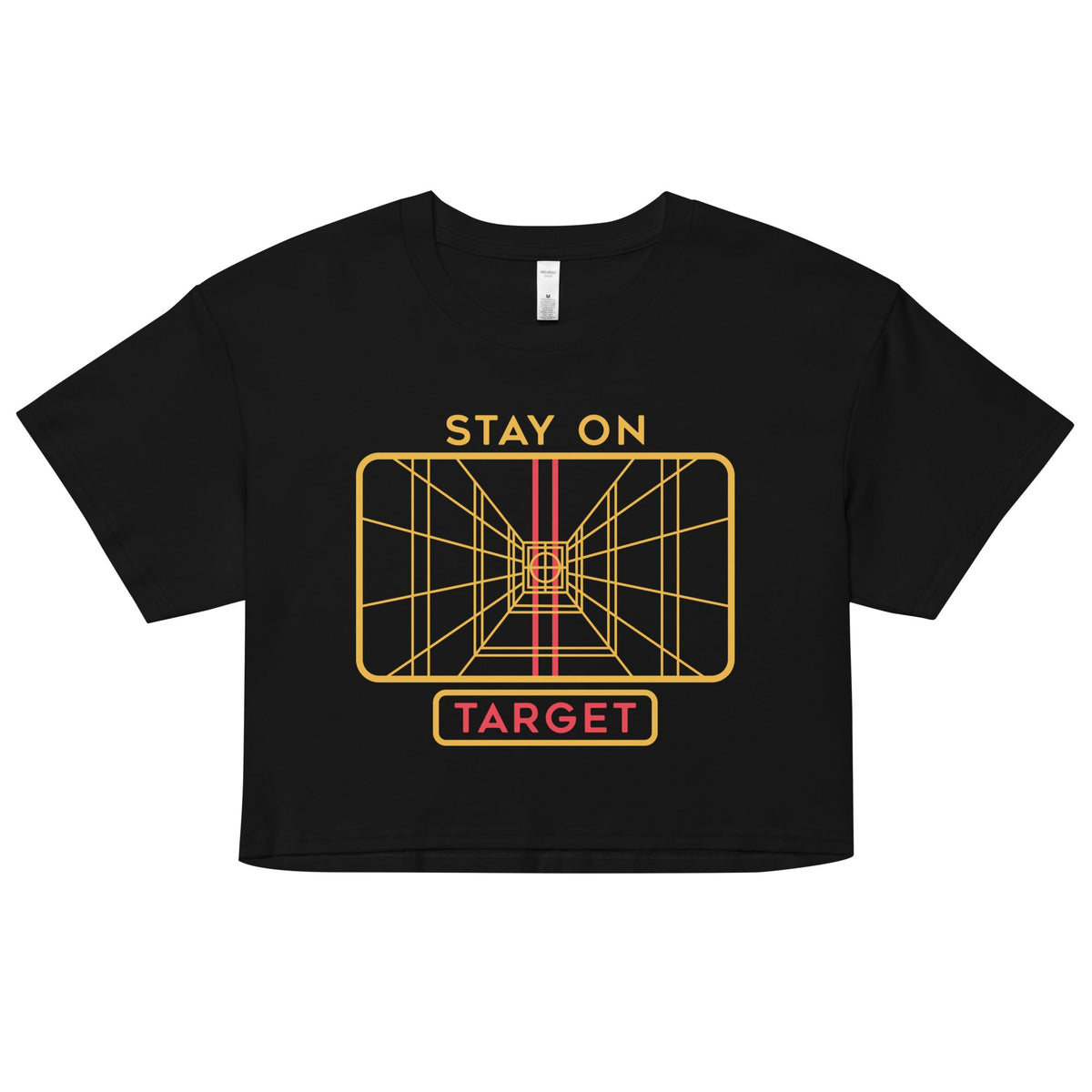 Stay On Target Women's Crop Tee product image 1