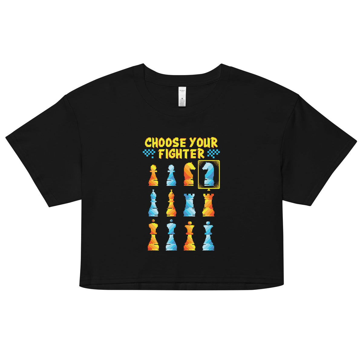 Choose Your Fighter Women's Crop Tee product image 1