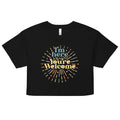 I'm Here You're Welcome Women's Crop Tee product image 1