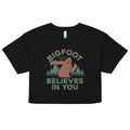 Bigfoot Believes In You Women's Crop Tee product image 1