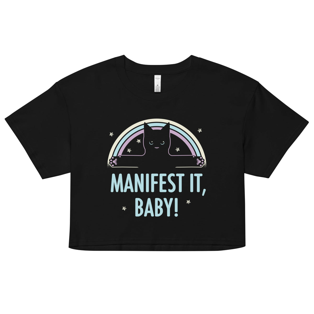 Manifest It, Baby! Women's Crop Tee product image 1