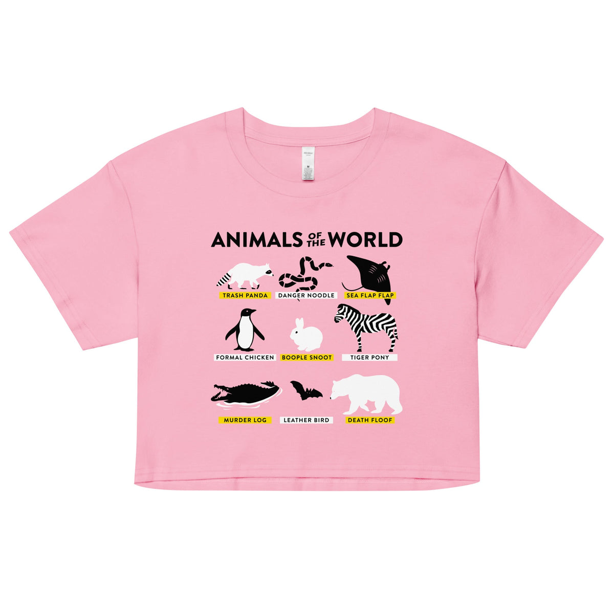 Animals Of The World Women's Crop Tee product image 2