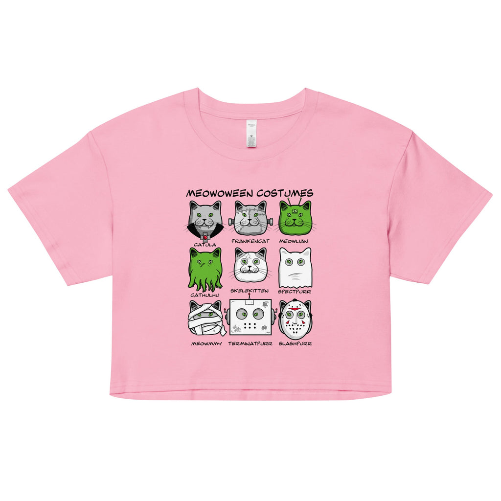 Meowoween Costumes Women's Crop Tee product image 3