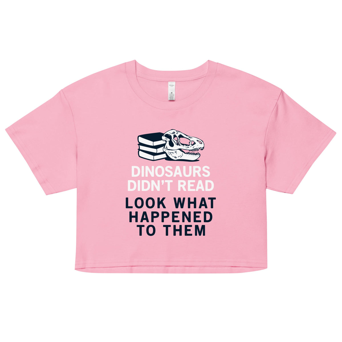Dinosaurs Didn't Read Women's Crop Tee product image 3