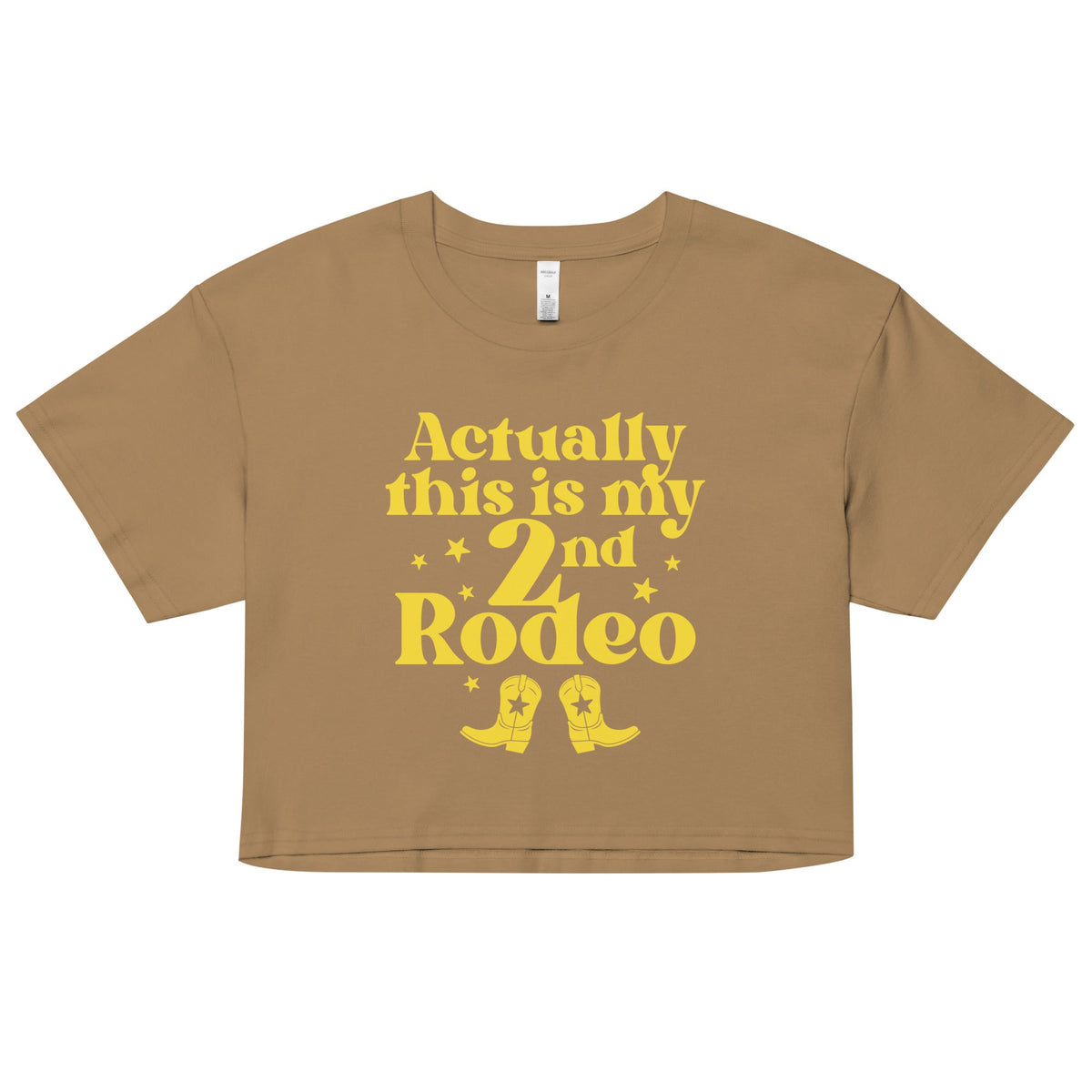Actually This Is My 2nd Rodeo Women's Crop Tee product image 3