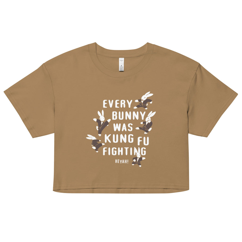 Every Bunny Was Kung Fu Fighting Women's Crop Tee product image 3