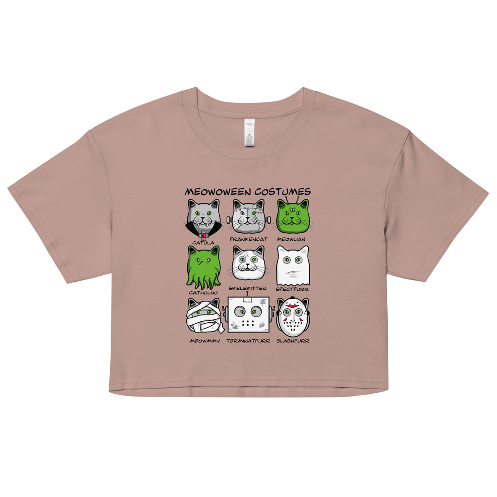 Meowoween Costumes Women's Crop Tee product image 2