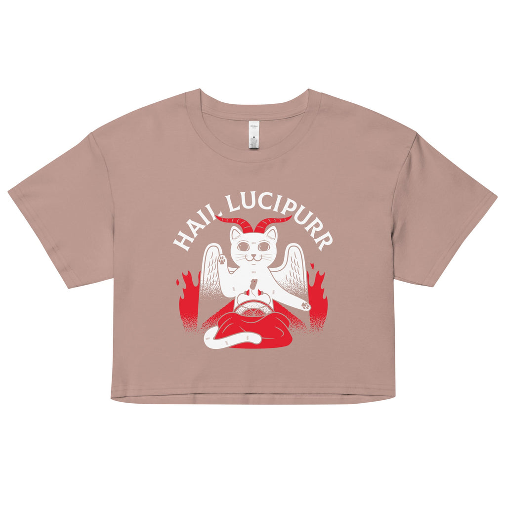 Hail Lucipurr Women's Crop Tee product image 2