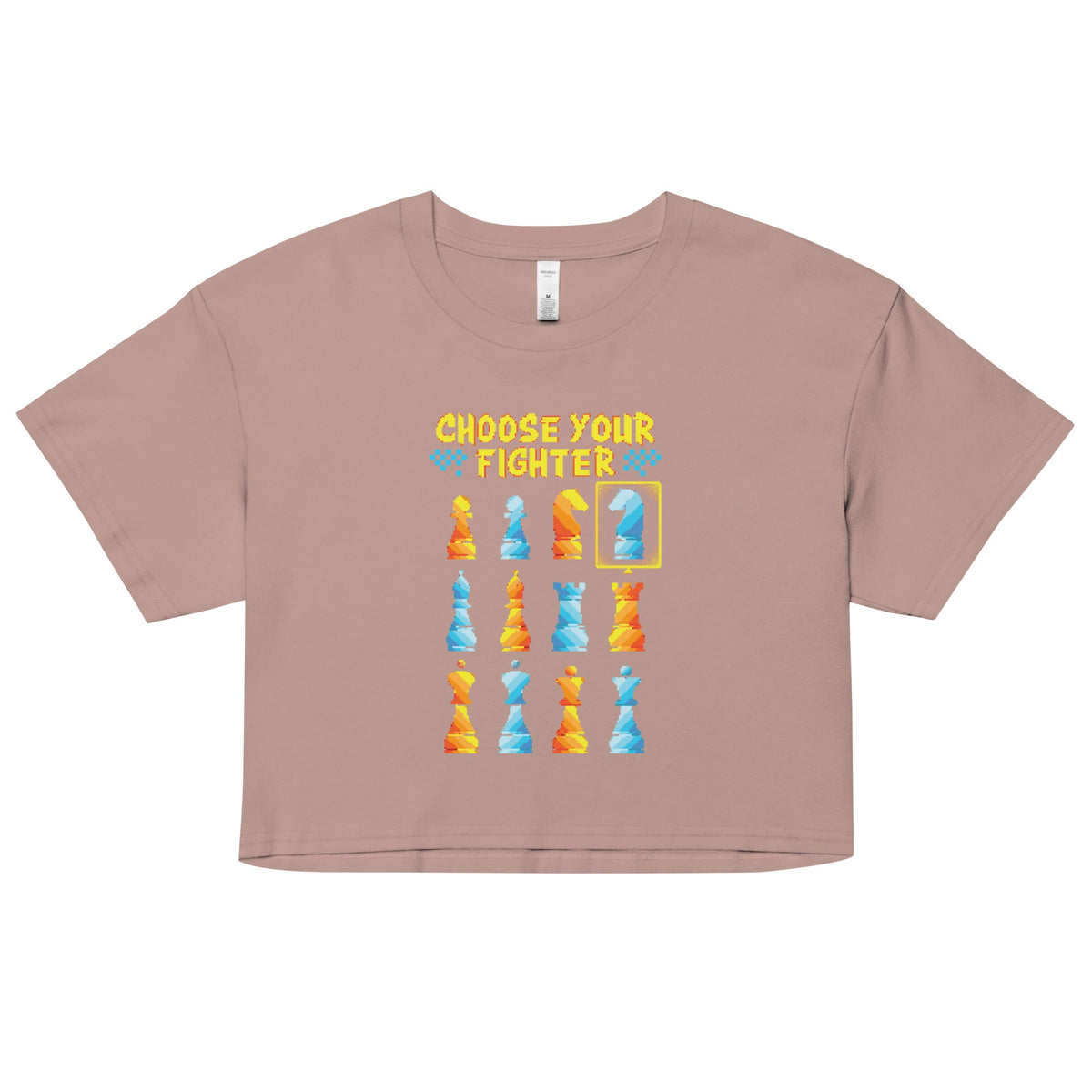 Choose Your Fighter Women's Crop Tee product image 2