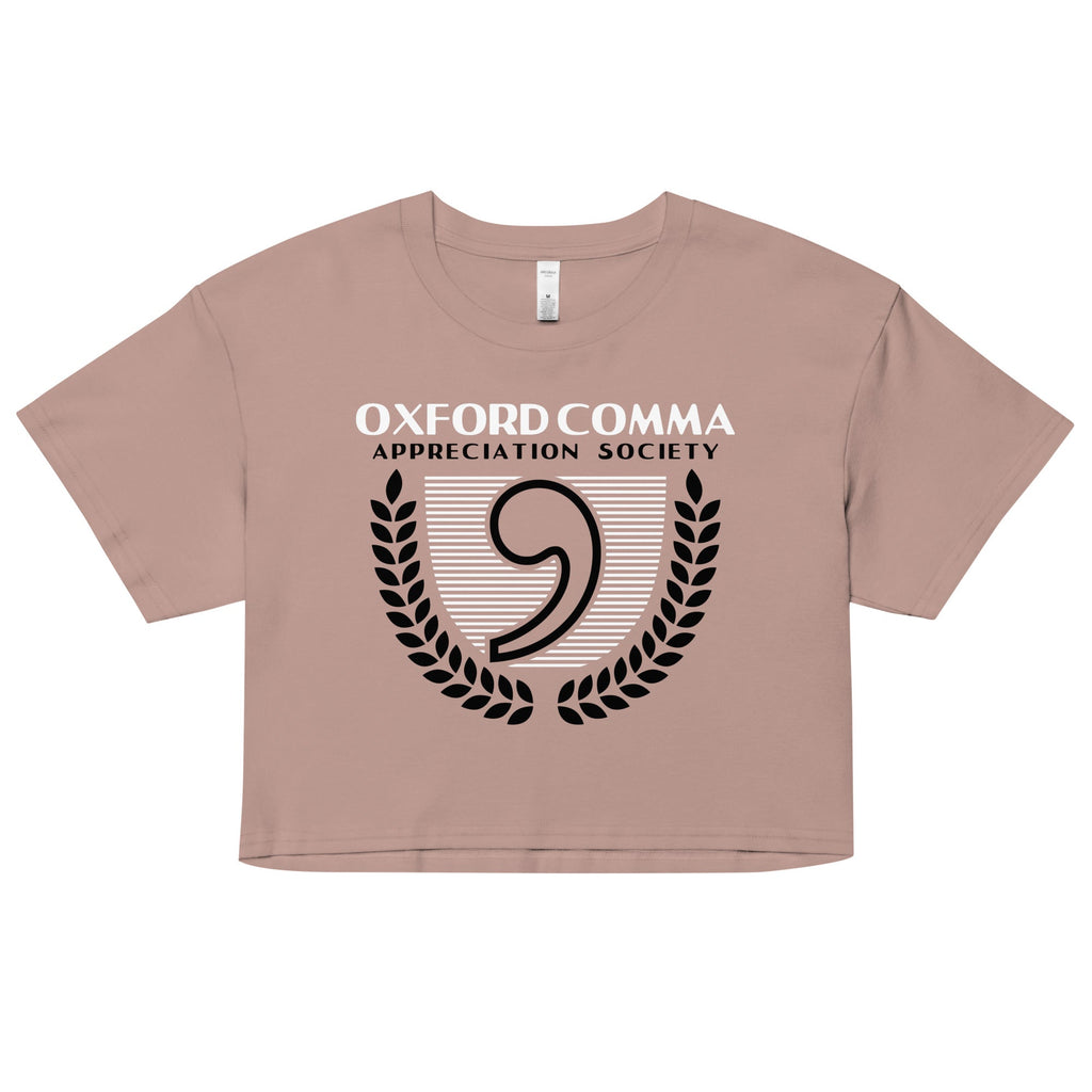 Oxford Comma Appreciation Society Women's Crop Tee product image 2