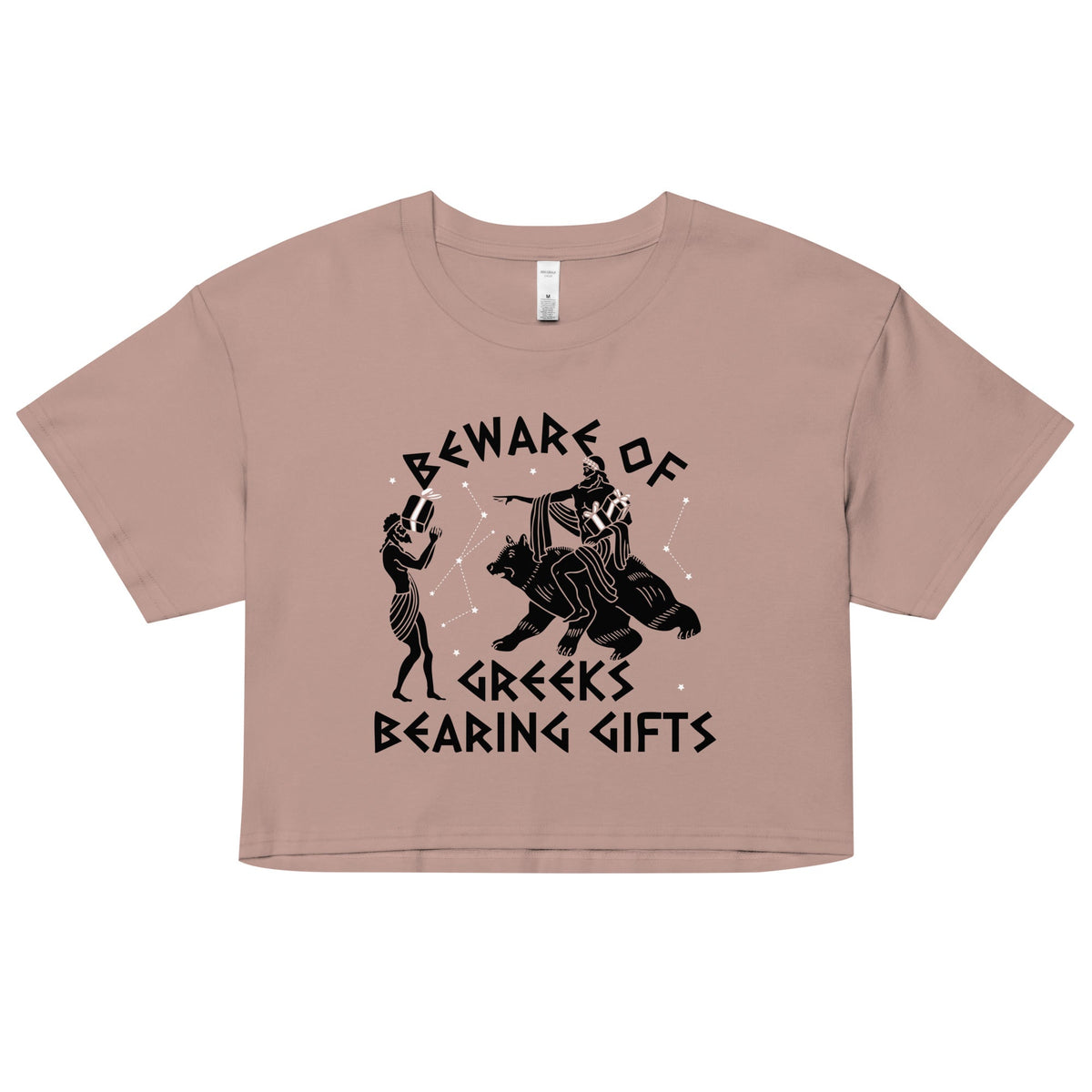 Beware Of Greeks Bearing Gifts Women's Crop Tee product image 1