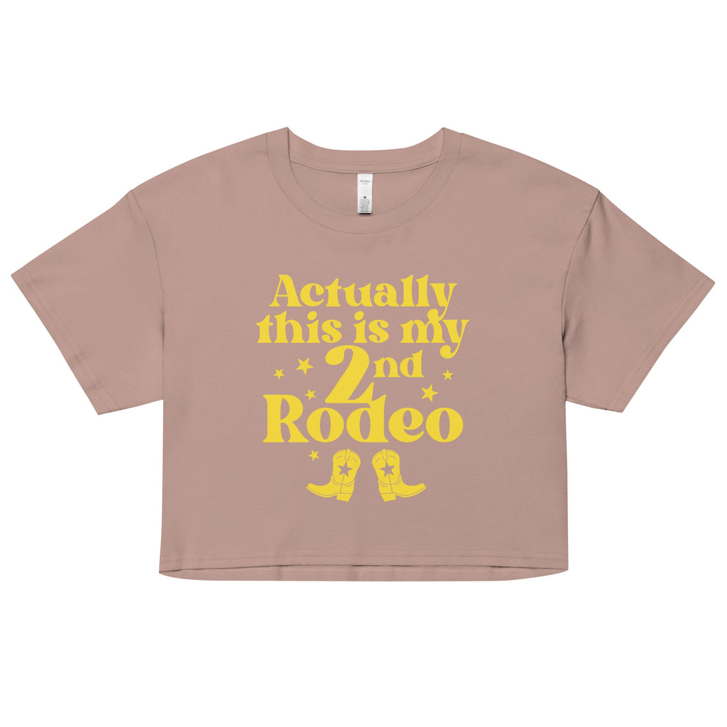 Actually This Is My 2nd Rodeo Women's Crop Tee product image 1