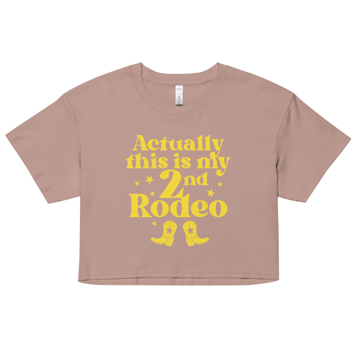 Actually This Is My 2nd Rodeo Women's Crop Tee product image 1
