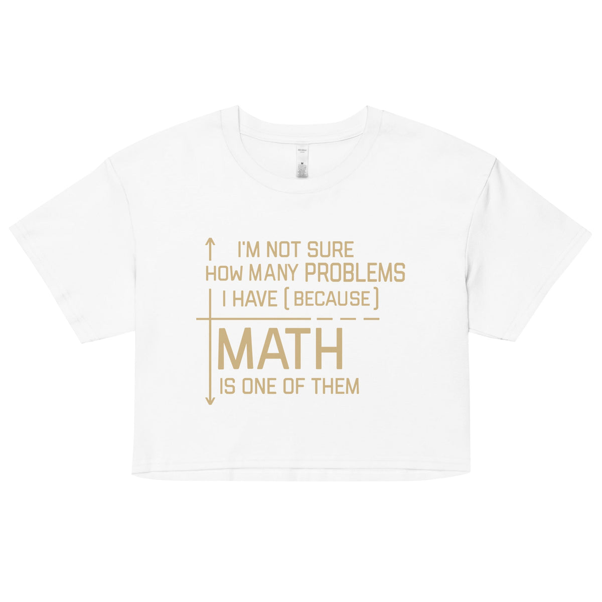 I'm Not Sure How Many Problems I Have Women's Crop Tee product image 2