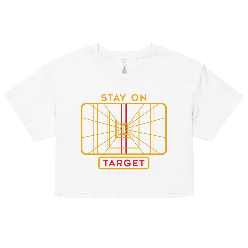 Stay On Target Women's Crop Tee product image 2