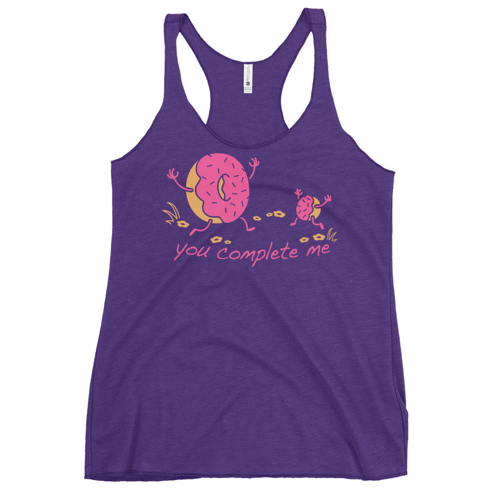 You Complete Me Women's Racerback Tank