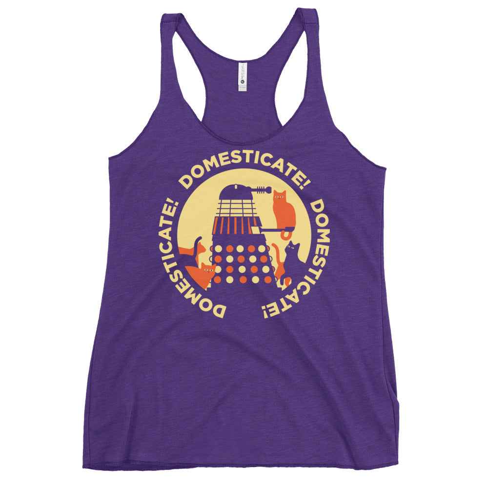 Domesticate! Domesticate! Domesticate! Women's Racerback Tank