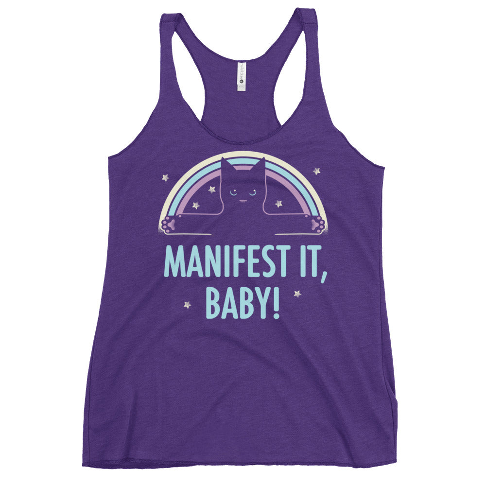 Manifest It, Baby! Women's Racerback Tank