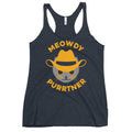 Meowdy Purrtner Women's Racerback Tank