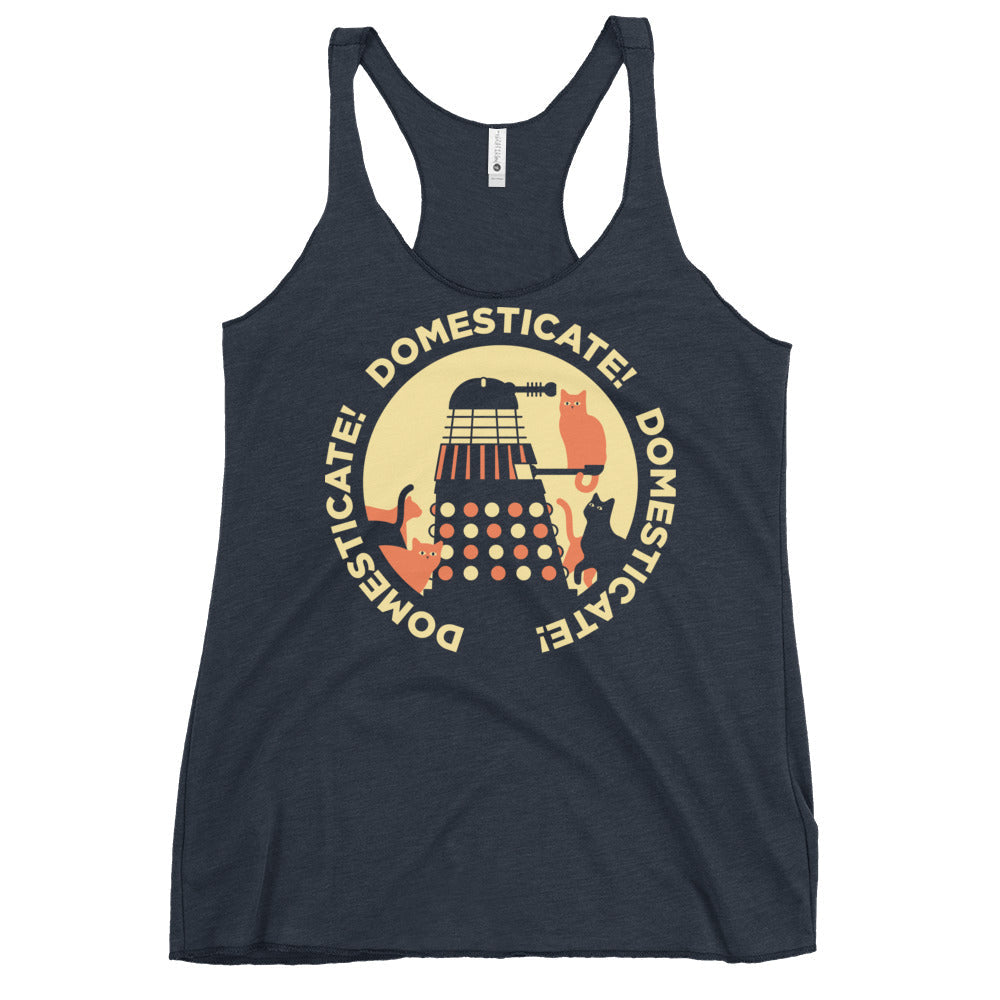 Domesticate! Domesticate! Domesticate! Women's Racerback Tank
