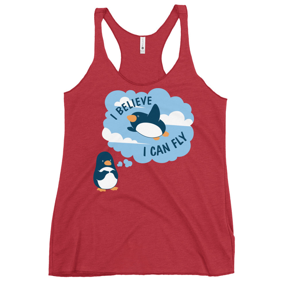I Believe I Can Fly Women's Racerback Tank