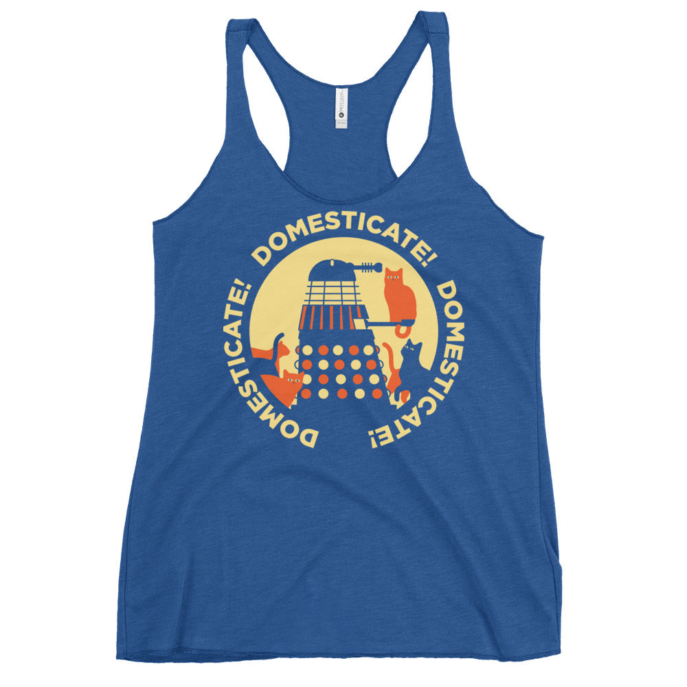 Domesticate! Domesticate! Domesticate! Women's Racerback Tank