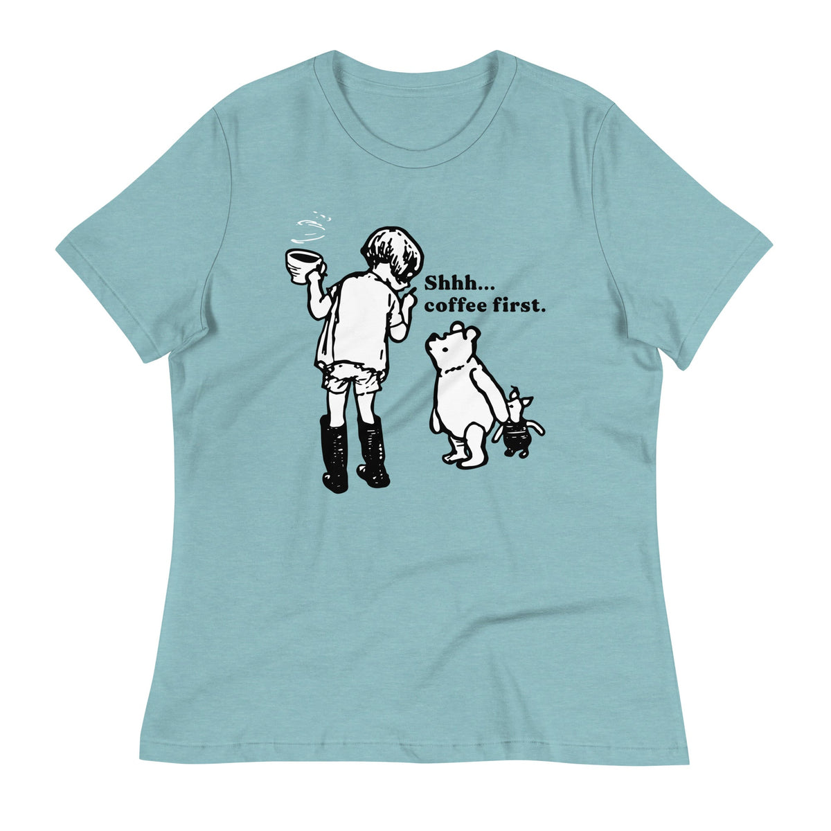 Shhh Coffee First Women's Signature Tee product image 4