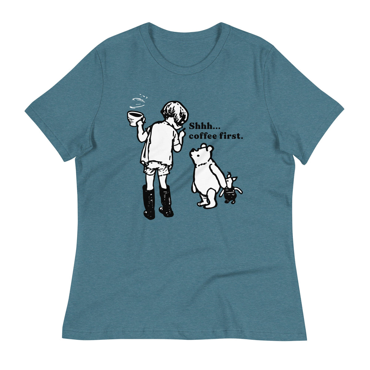 Shhh Coffee First Women's Signature Tee product image 6