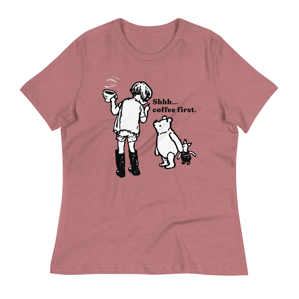 Shhh Coffee First Women's Signature Tee product image 5