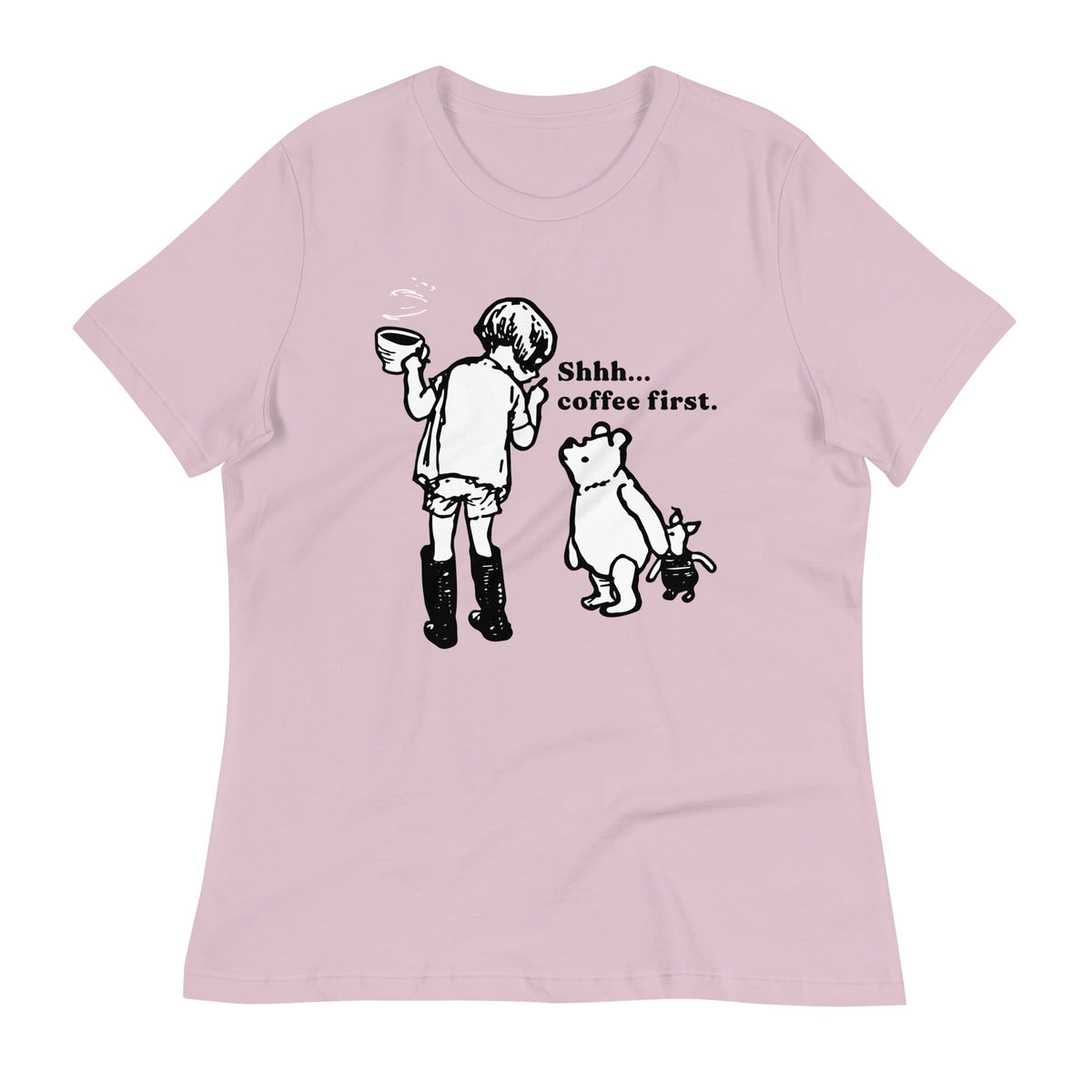 Shhh Coffee First Women's Signature Tee product image 2