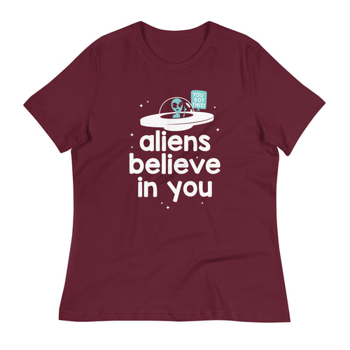 Aliens Believe In You Women's Signature Tee product image 1