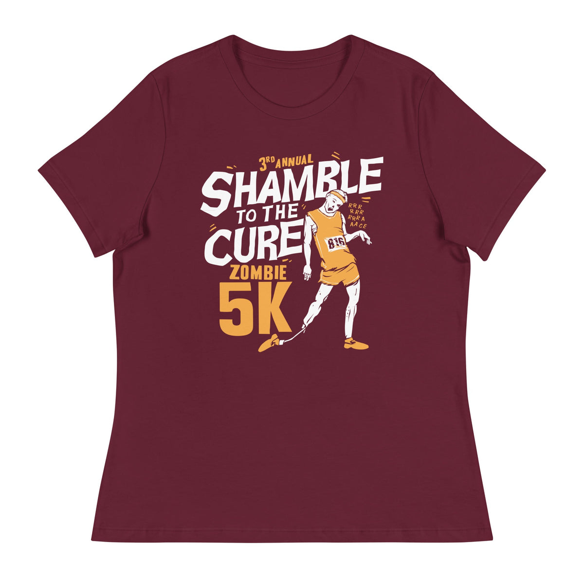 Shamble To The Cure Zombie 5K Women's Signature Tee product image 5