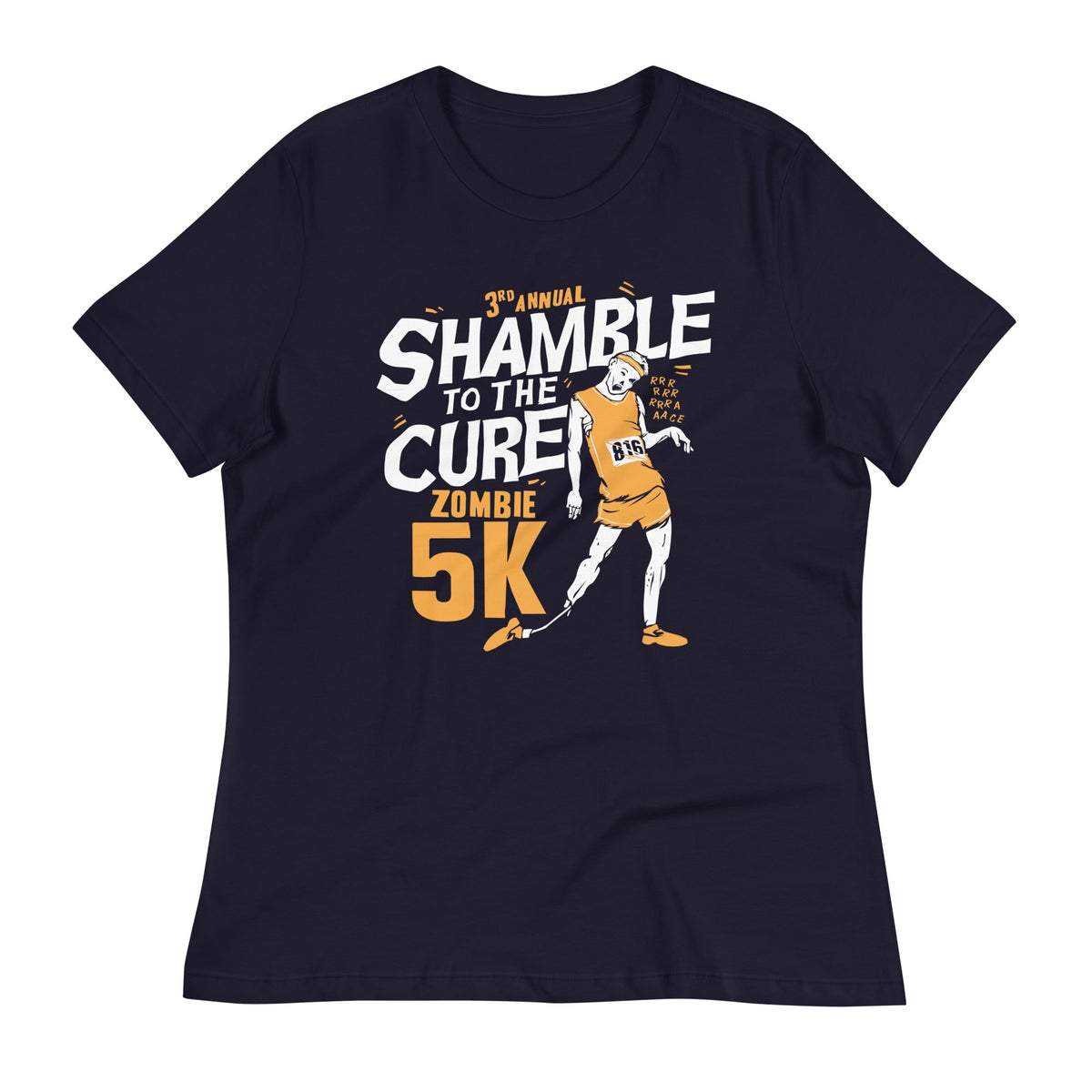 Shamble To The Cure Zombie 5K Women's Signature Tee product image 4