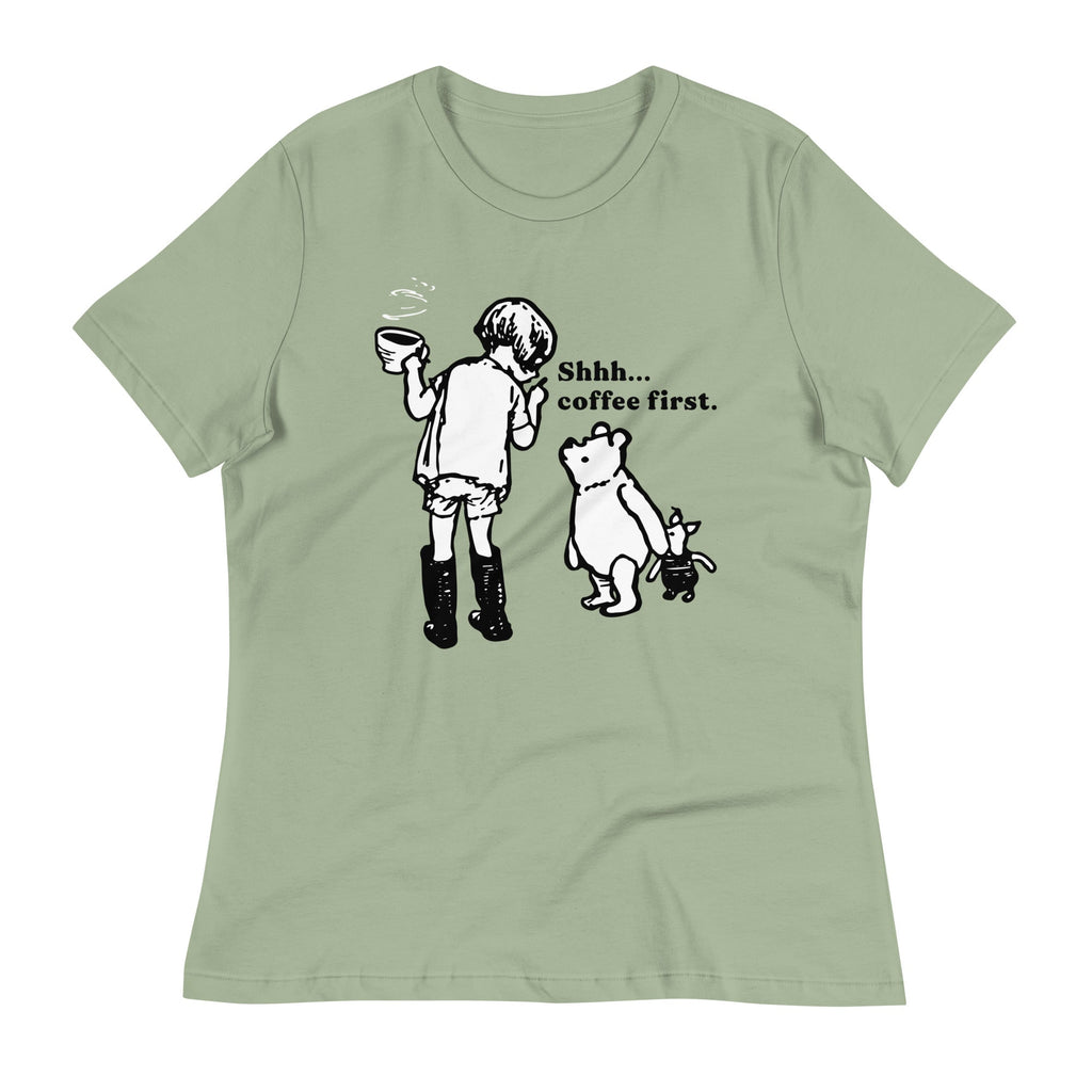 Shhh Coffee First Women's Signature Tee product image 3