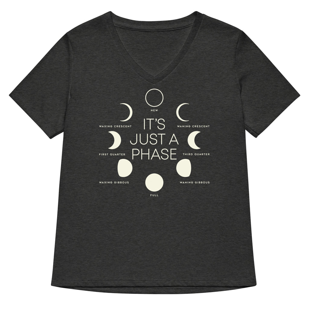 It's Just A Phase Women's V-Neck Tee product image 4