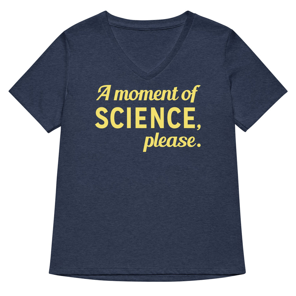 A Moment of Science, Please Women's V-Neck Tee product image 2