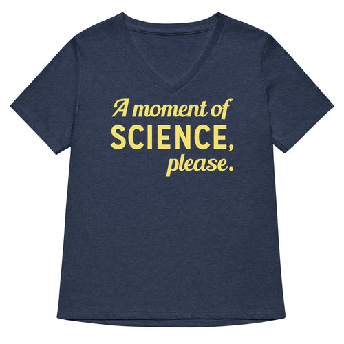 A Moment of Science, Please Women's V-Neck Tee product image 2
