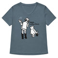 Shhh Coffee First Women's V-Neck Tee product image 1
