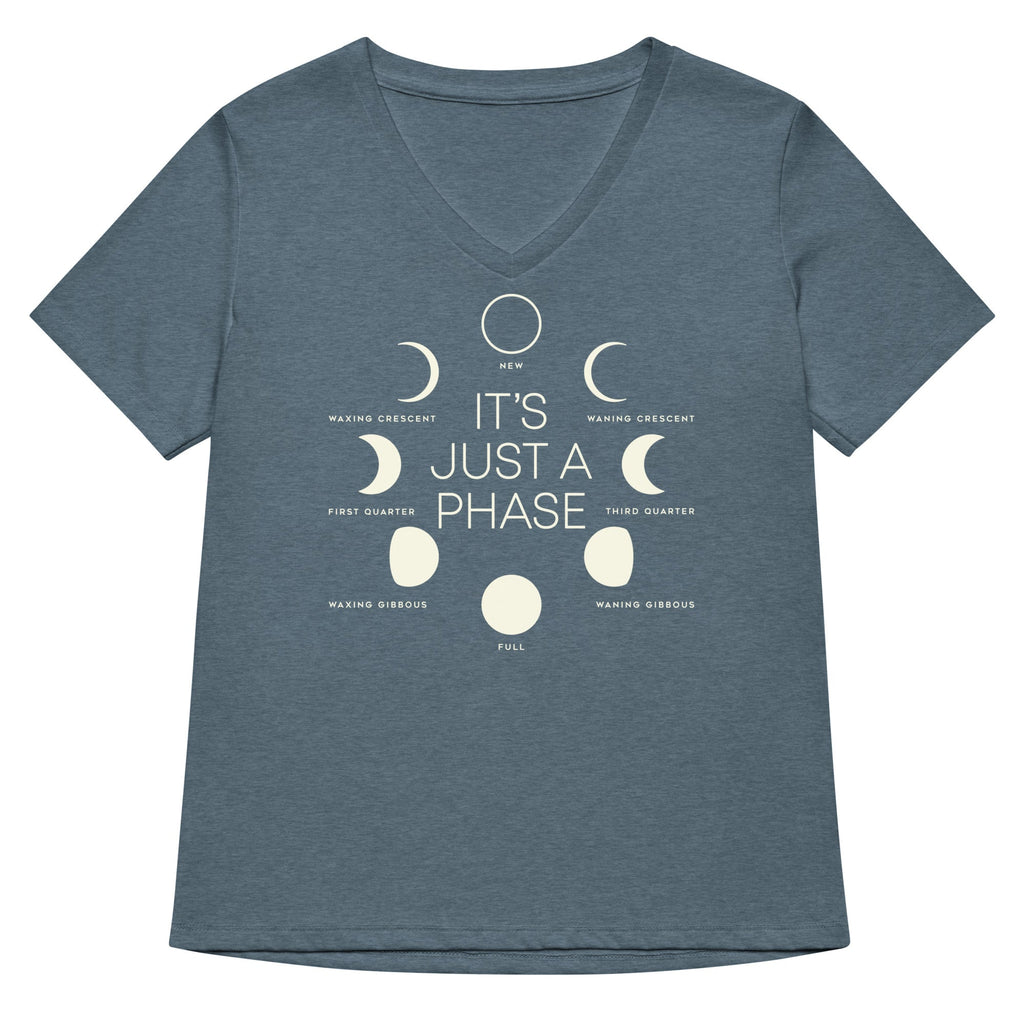It's Just A Phase Women's V-Neck Tee product image 5