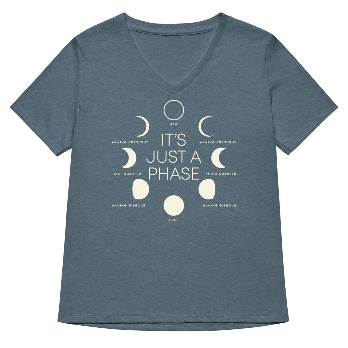 It's Just A Phase Women's V-Neck Tee product image 5