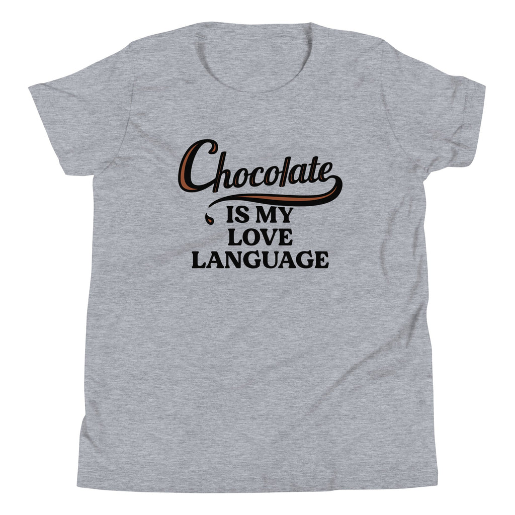 Chocolate Is My Love Language Kid's Youth Tee product image 1