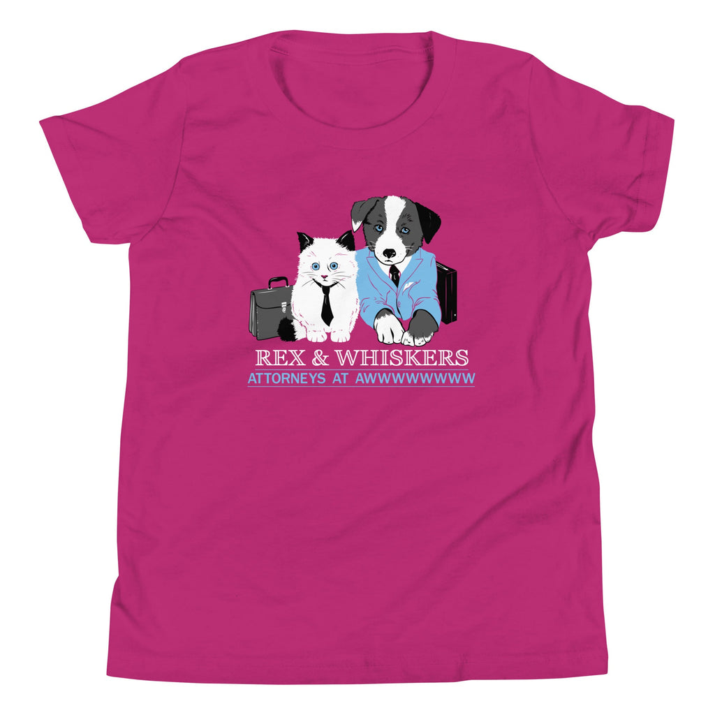 Rex and Whiskers Attorneys Kid's Youth Tee product image 3