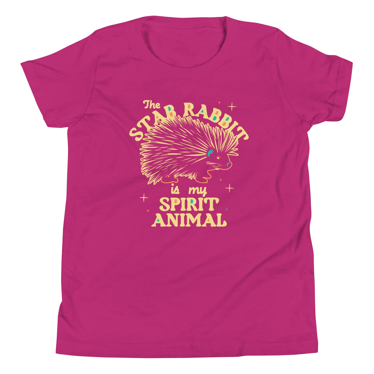 The Stab Rabbit Is My Spirit Animal Kid's Youth Tee product image 6