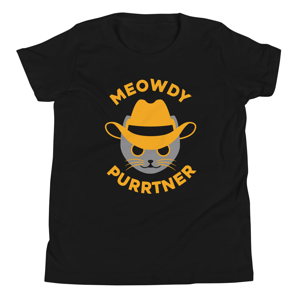 Meowdy Purrtner Kid's Youth Tee product image 2